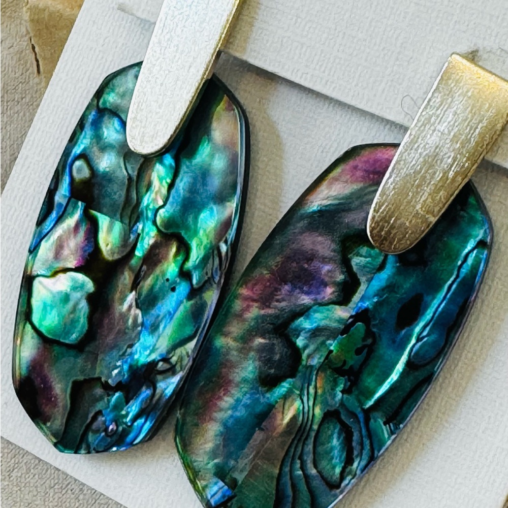Abalone Shell Kendra Scott Earrings